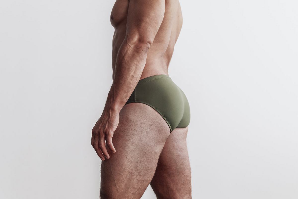 Nobull Swim Brief Men's Swim Green | Australia (AF3584)